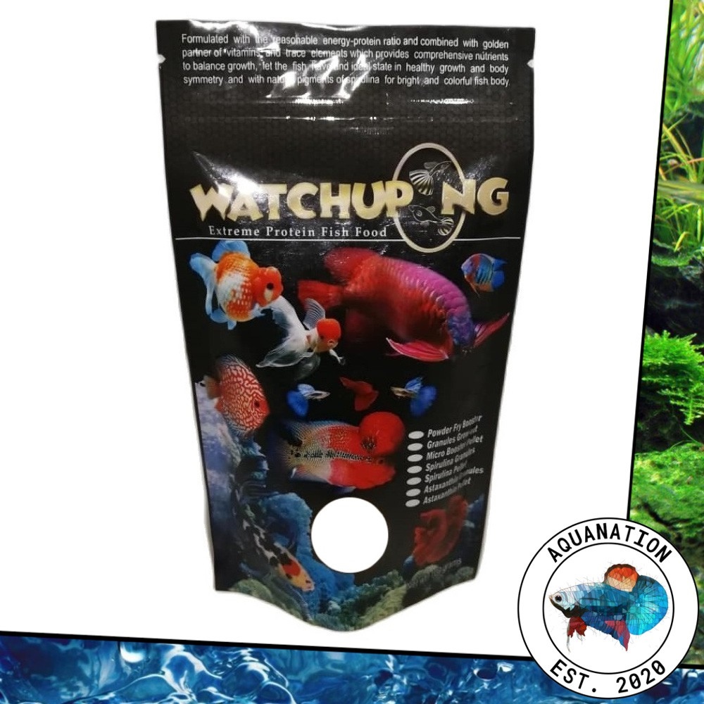 🇵🇭 [AQUANATION] COD Watchupong Powder Fry Booster fish food for