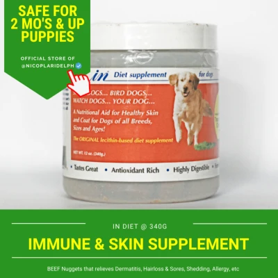 In Diet Daily Supplement for Immunity and Skin Health of Dogs (60 Nuggets)