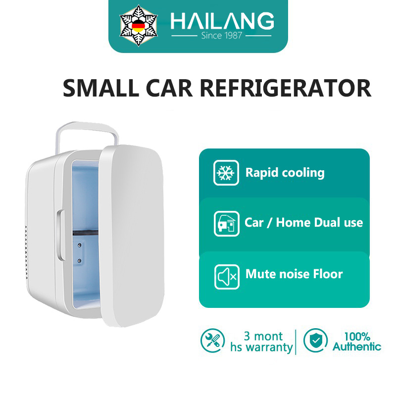 HAILANG 8L Car refrigerator Mini refrigerator with freezer Mini fridge