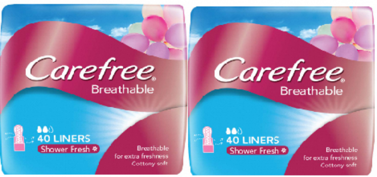 Carefree Breathable Liners 3 x 48 Pack main image 1