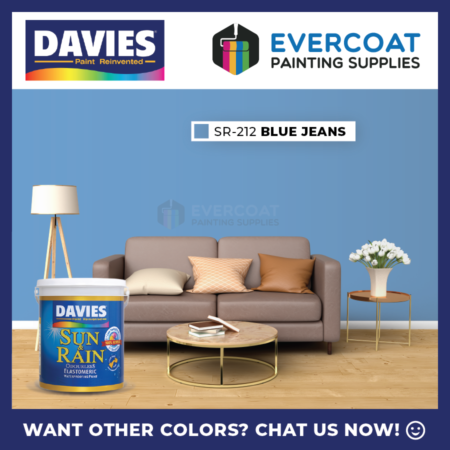 Davies Paints Sun \u0026 Rain 1-Liter (Blues 