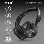 TYLEX Q2 Bluetooth Headset with Built-in Microphone and FM Radio