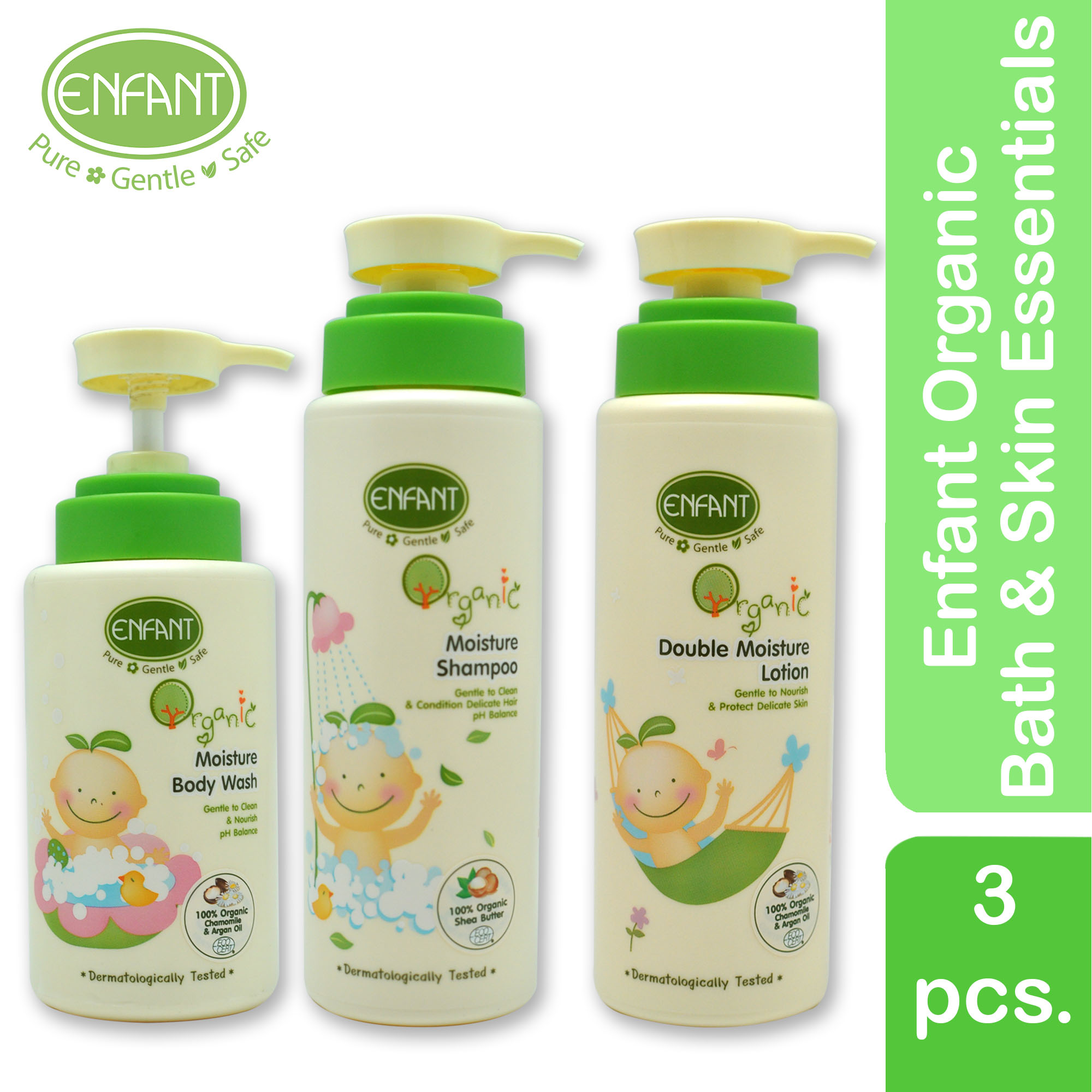 Enfant Organic Baby Bath Amp Skin Essentials Shampoo Body Wash Lotion Lazada Ph