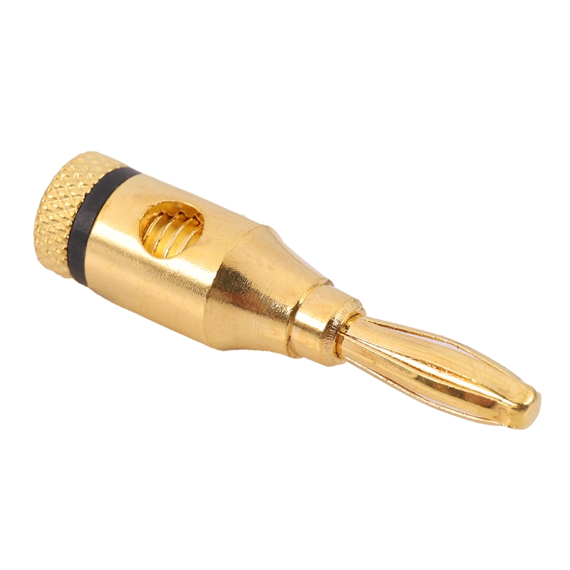 7 Pairs, Open Screw Banana Plugs for Speaker Cable