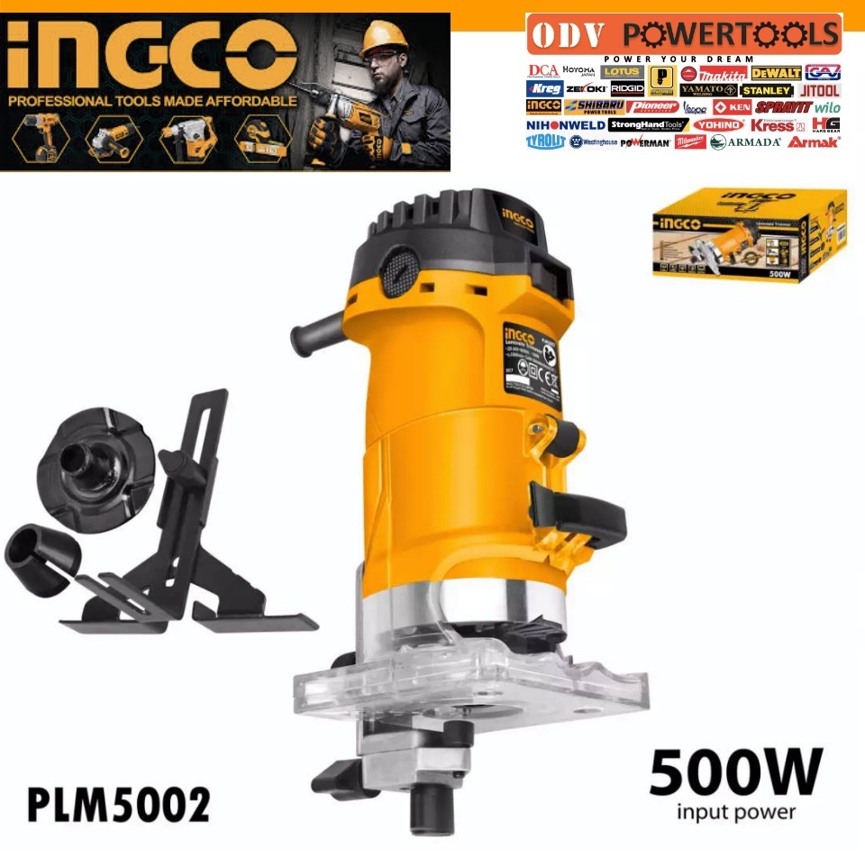 INGCO 500W PALM ROUTER/ TRIMMER 1/4" PLM5002 Lazada PH