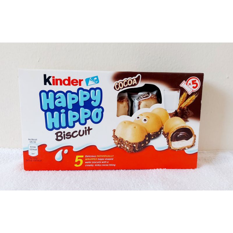 Kinder Happy Hippo Cocoa Biscuit Multipack 5 Pack Lazada Ph 0809