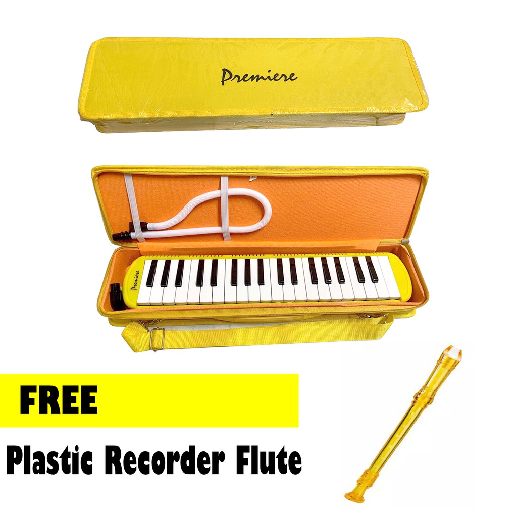 Premier 37 Key Melodica (Yellow) with FREE Plastic Flute Lazada PH