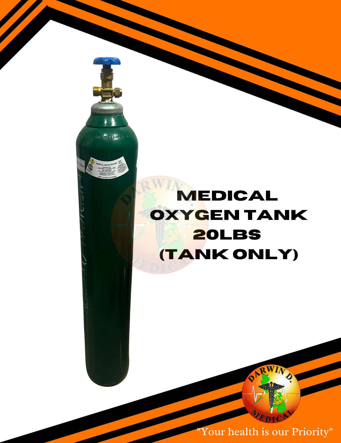 OXYGEN TANK 20LBS TANK ONLY (WITH CONTENT) | Lazada PH