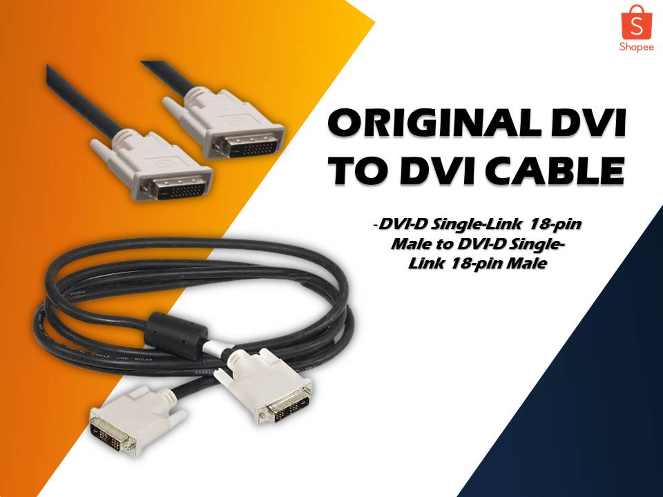 DVI to DVI Original Cable Lazada PH