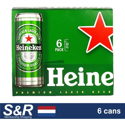 Heineken Lager Beer 6 cans