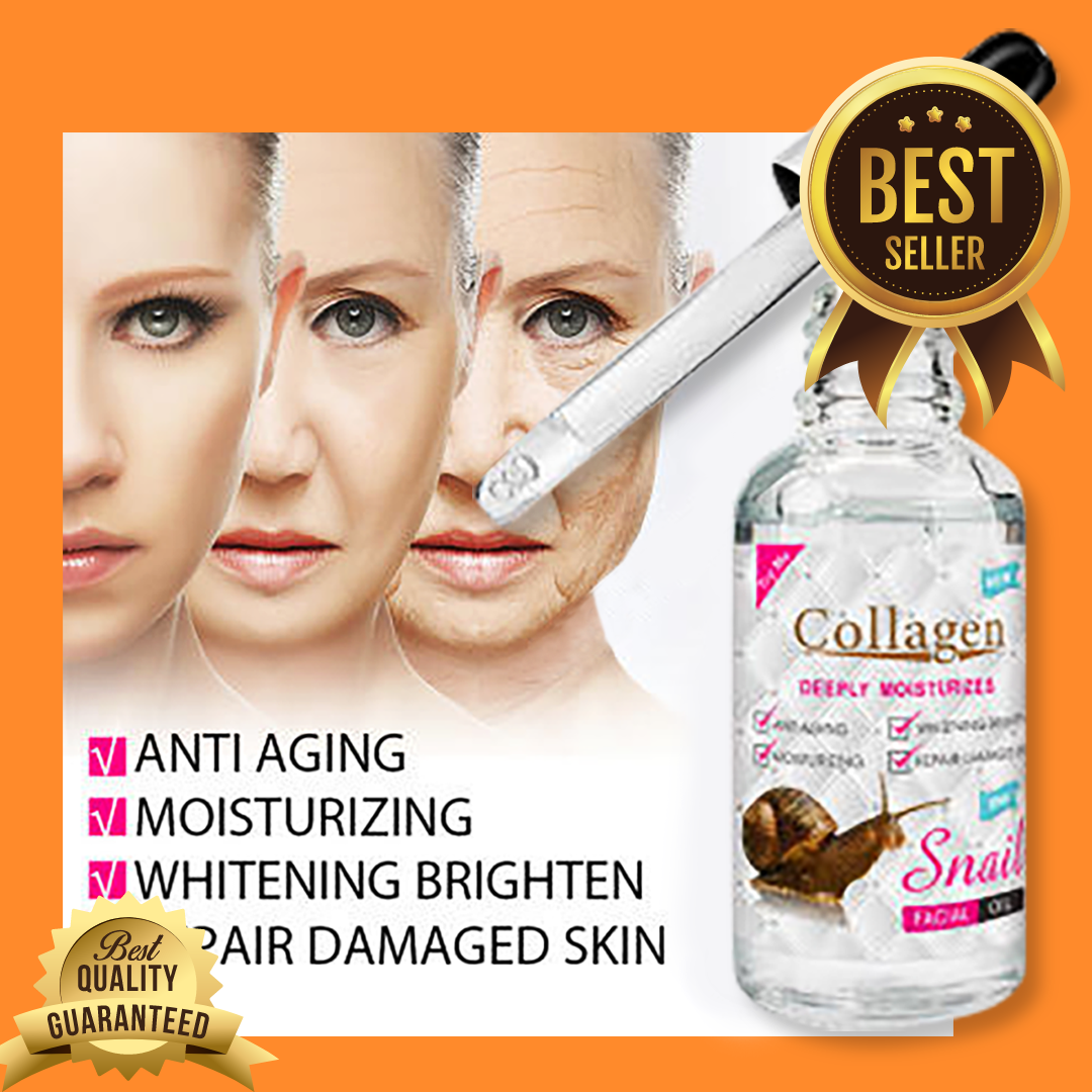 Facial Snail Oil Collagen Snail Essence AntiAging Whitening Face Skin