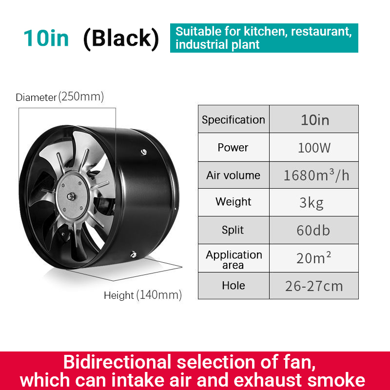 YG01 Powerful Exhaust Fan Household Window Type Fume Exhaust Fan, Room