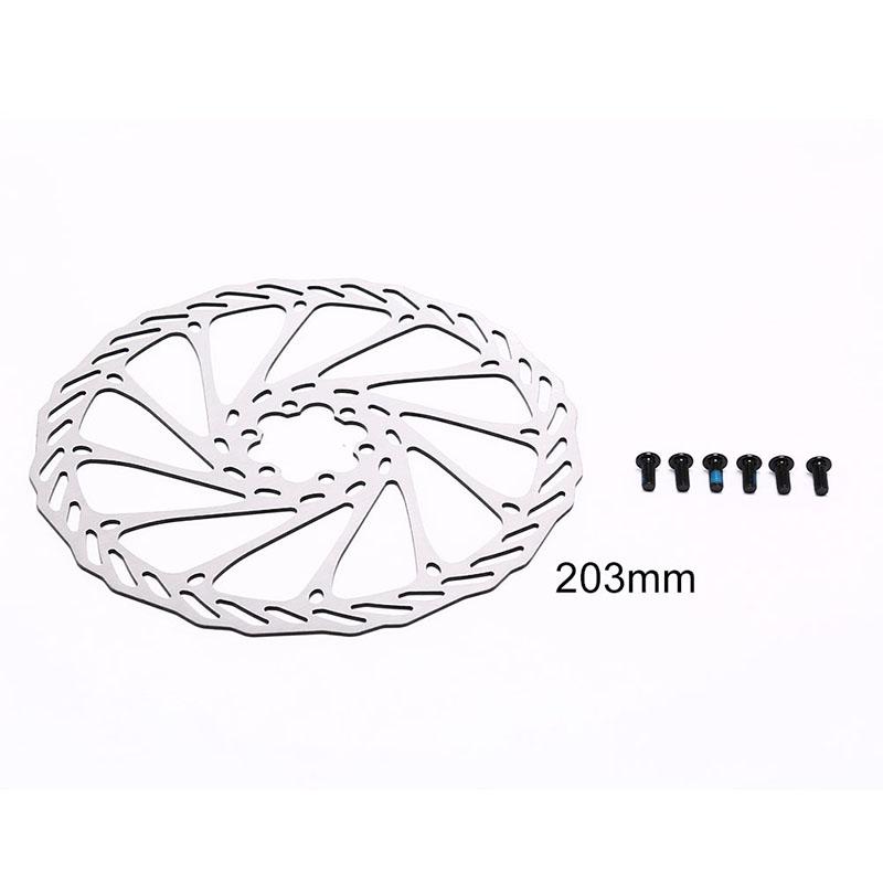 ZHAN 203mm stainless steel rotor disc for mountain road cruiser bike