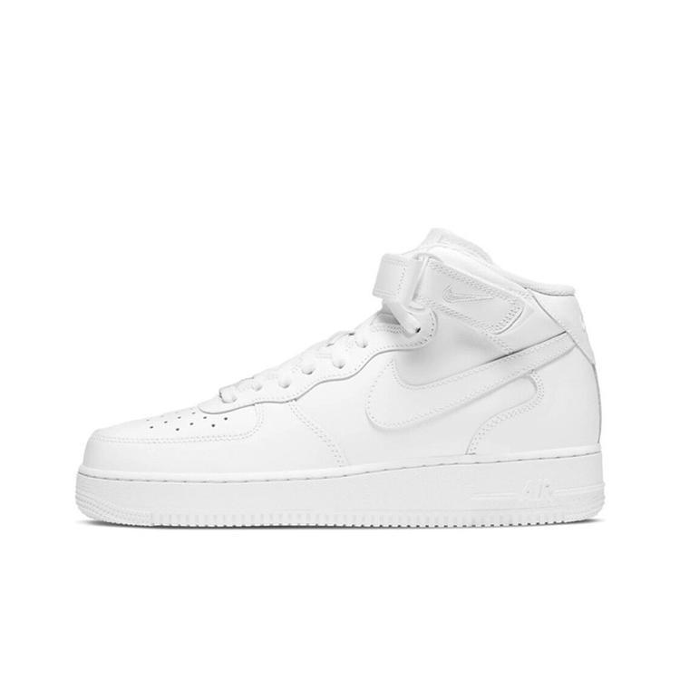 Nike Men's Shoes Air Force 1 Air Force No. 1 AF1 Pure White Low-Top ...