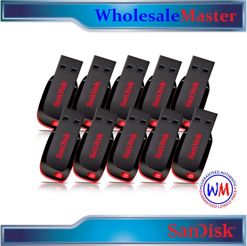 Sandisk Cruzer Blade 16GB USB Flash Drive Set of 10 Lazada PH