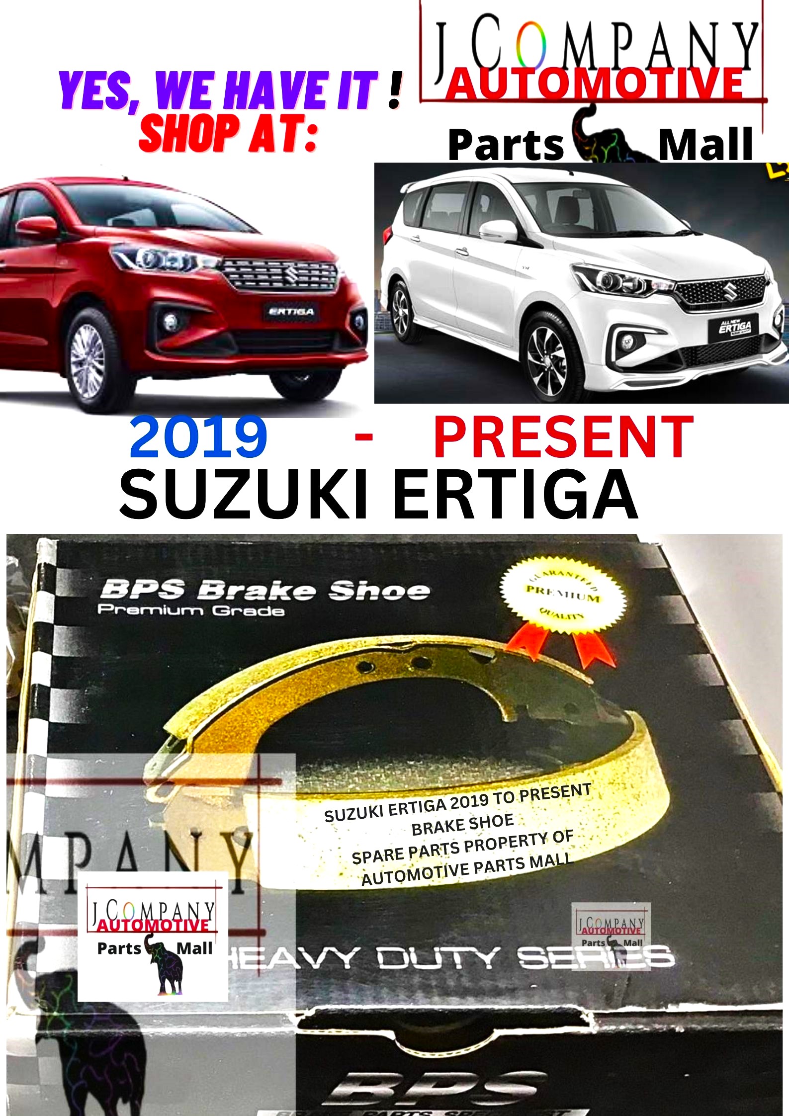 ERTIGA BRAKE SHOE REAR 2019 2023 SUZUKI BPS Lazada PH