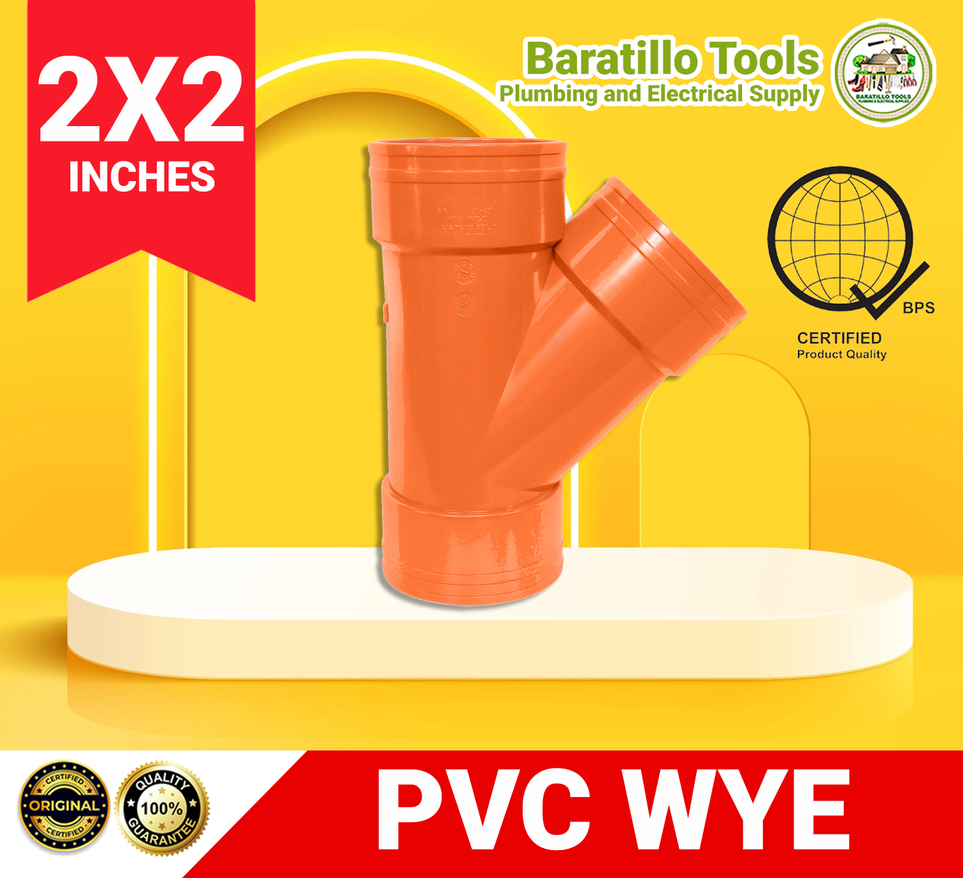 Original PVC Wye 2x2", 3x3" & 4x4" Lazada PH