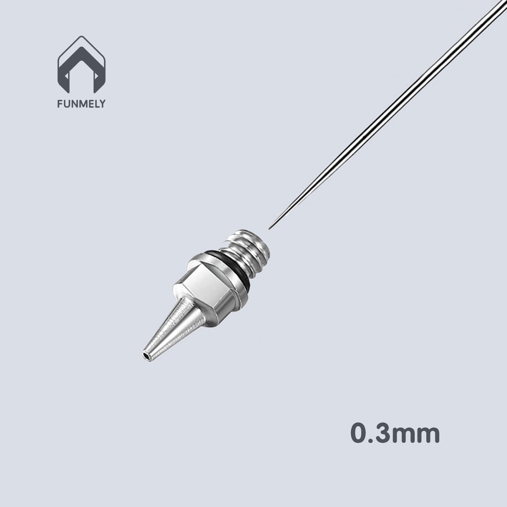 ♣0.2mm0.3mm0.5mm Airbrush Nozzle Needle Cap Replacement for Airbrushes