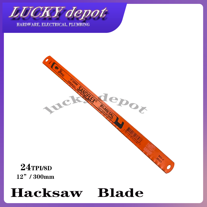 SANDFLEX HACKSAW BLADE 18 TPI/8D & 24 TPI/10D (12