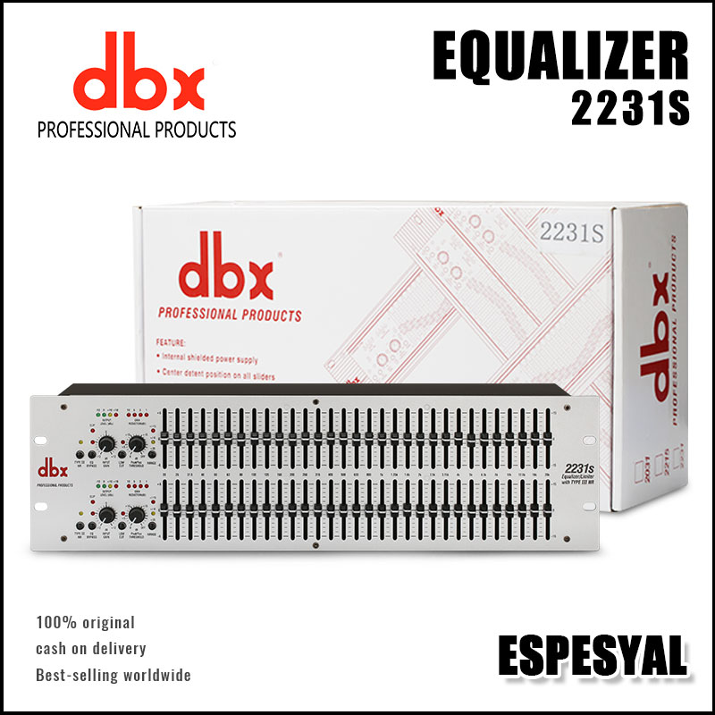 DBX 2231S EQ Graphic Equalizer/Limiter with Type III Noise Reduction
