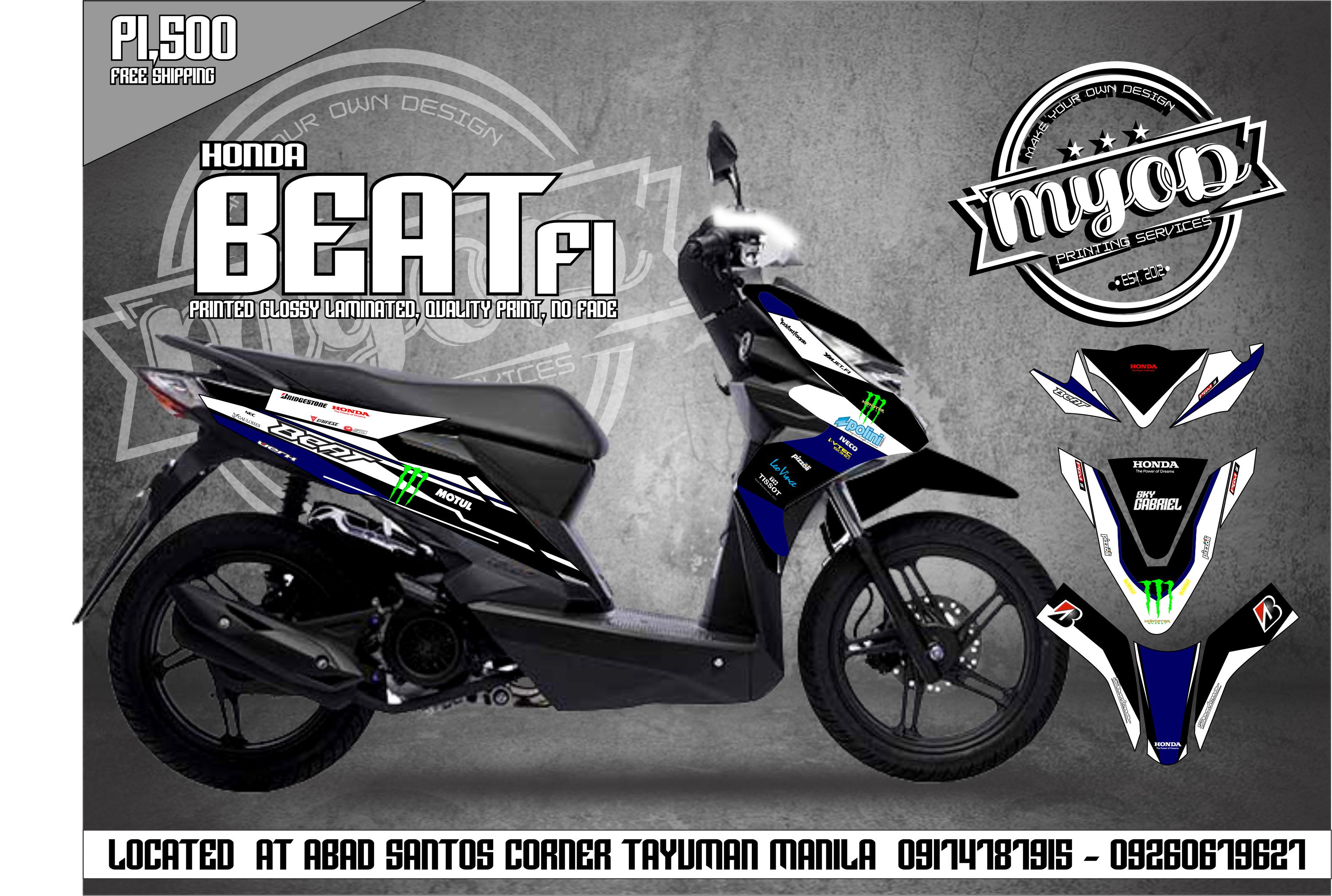 HONDA BEAT FI DECAL STICKER Lazada PH