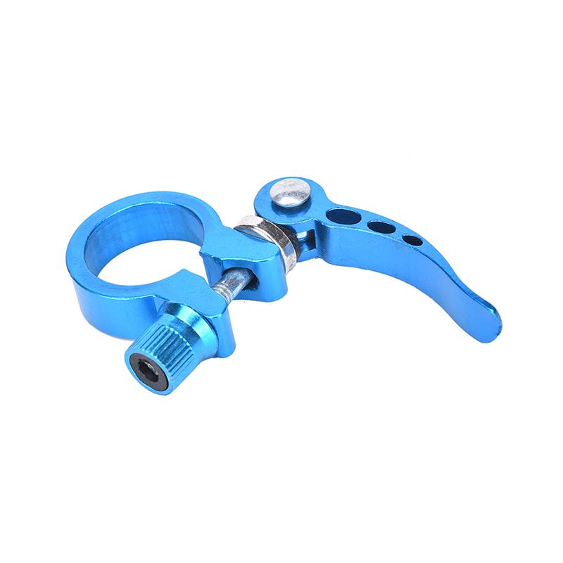 Alloy Cycling Bike Quick Release Seat Post Bolt Binder Clamp 28.6/31