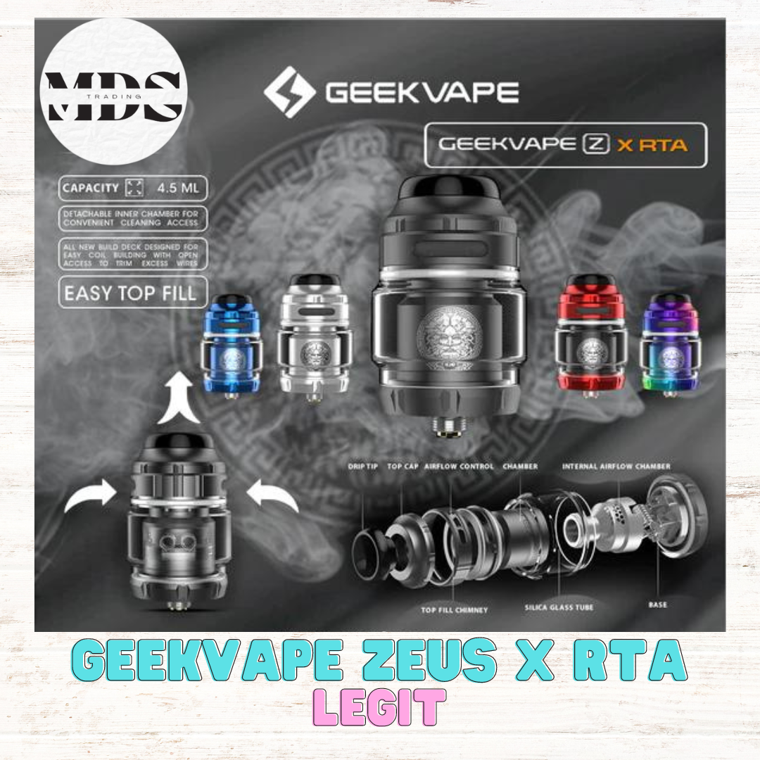 Geekvape Zeus x Rta 101 Legit and Original Lazada PH