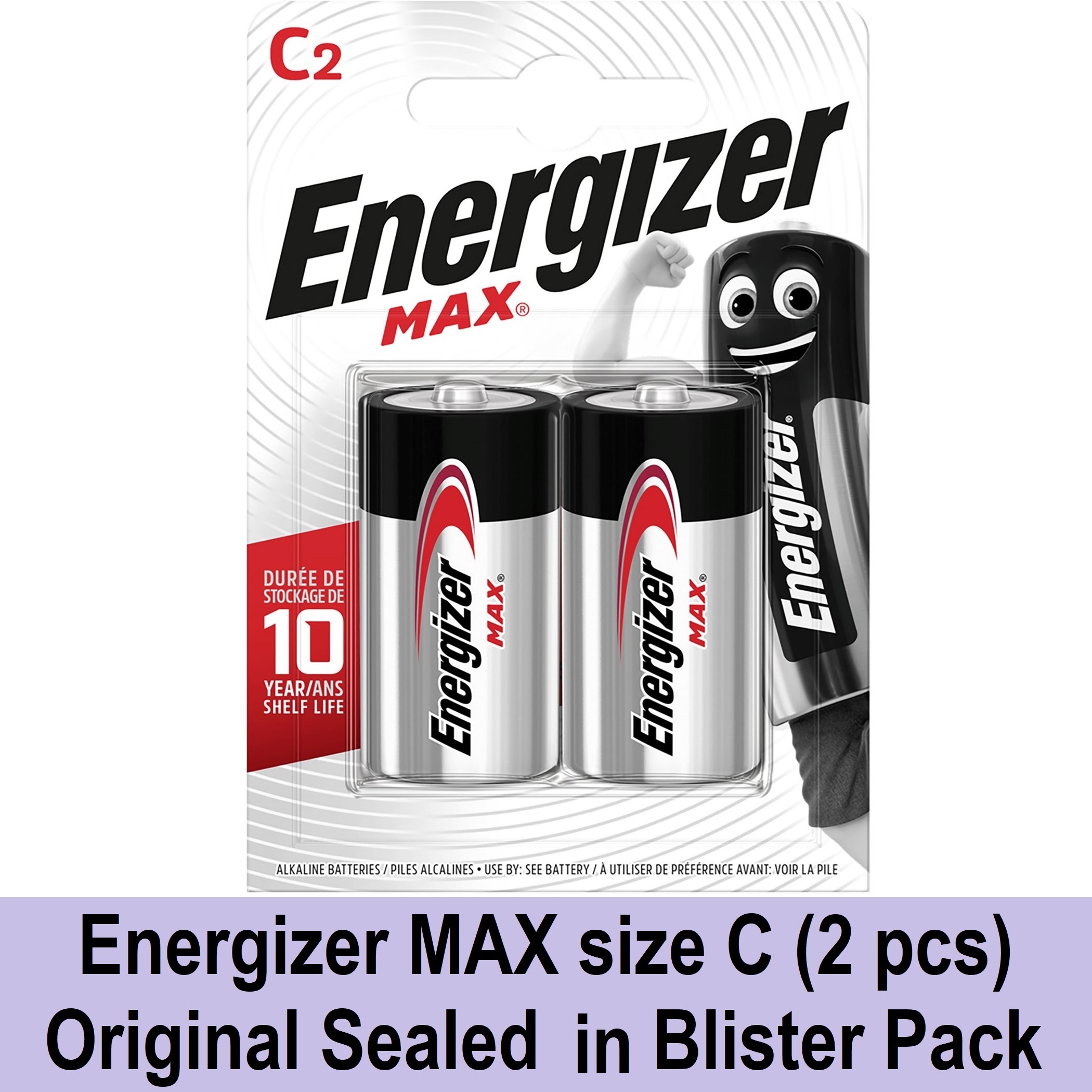 Energizer Max LR20 Pile LR20 (D2) alcaline(s) 1.5 V 2 pc(s)