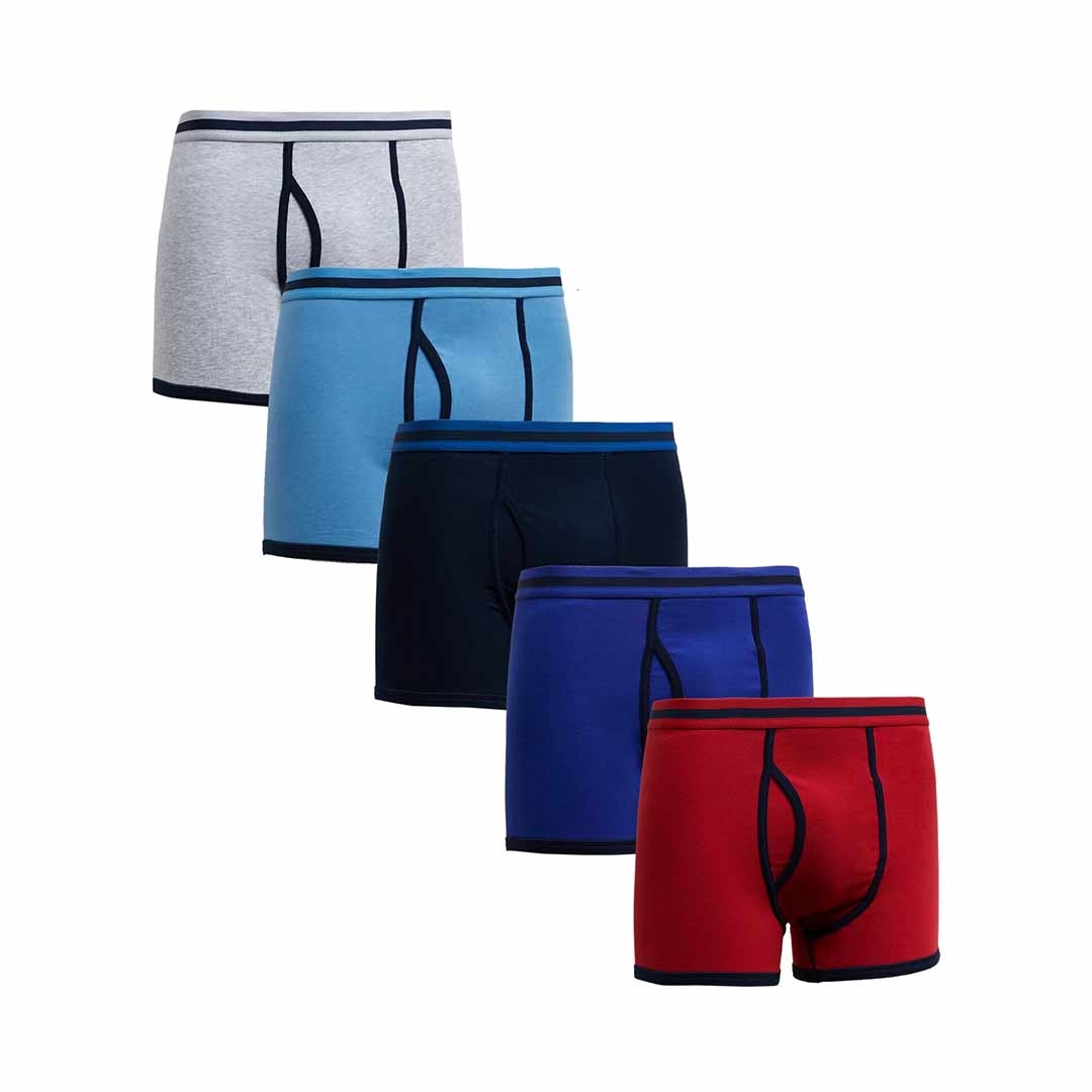 Marks & Spencer Men's 5 Pack Cotton Rich Cool & Fresh™ Trunks (Multi