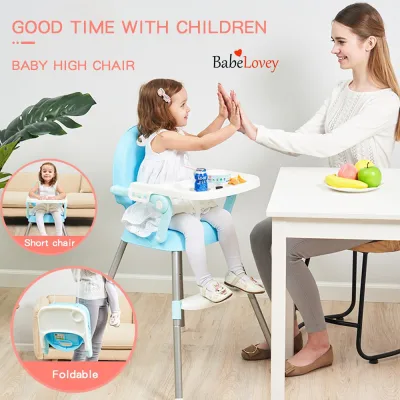 hot Baby Feeding Chair Toddler Chair High Chair Toddler Booster Adjustable Legs For 6 to 36 Months