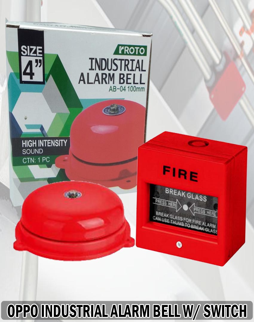 EOPPO DAL2 MANUAL ALARM BUTTON FIRE SWITCH BELL 220V/60HZ Lazada PH
