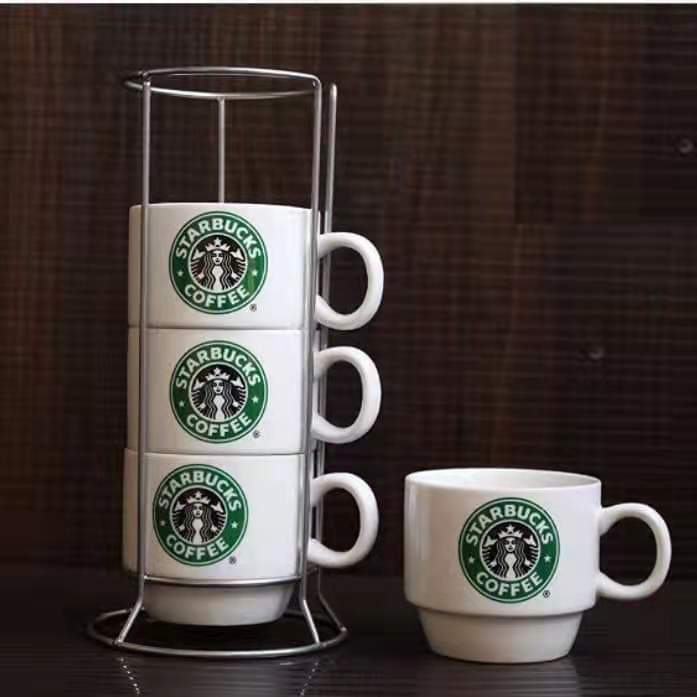 4 IN 1 STARBUCKS MUG SET WITH STAND Lazada PH
