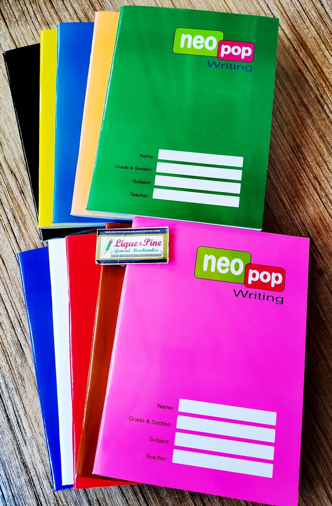 10pcs Veco Neo Pop Composition Writing Notebook Spiral Notebook