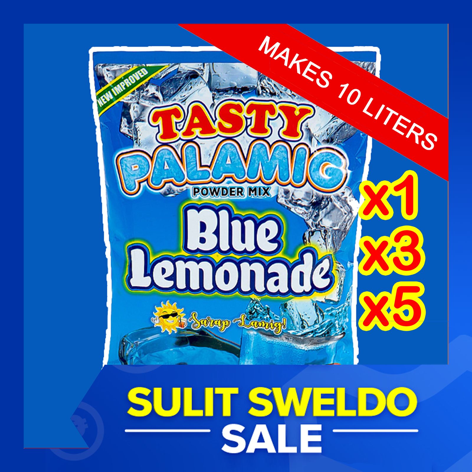 BLUE LEMONADE POWDER JUICE Tasty Palamig Juice Powder Drink per kilo ...