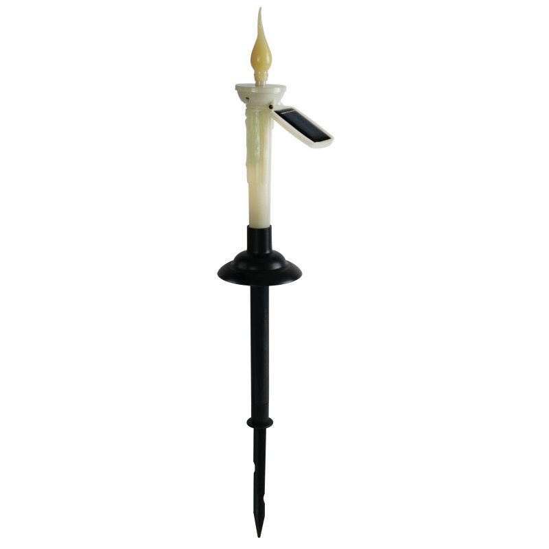 Solar Window Candles with Candlesticks Holders Waterproof Rechargeable