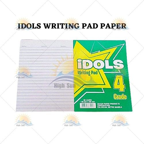 notebook IDOLS KIDS WRITING PAD PAPER Grade 1 4 (10pads in 1 Ream