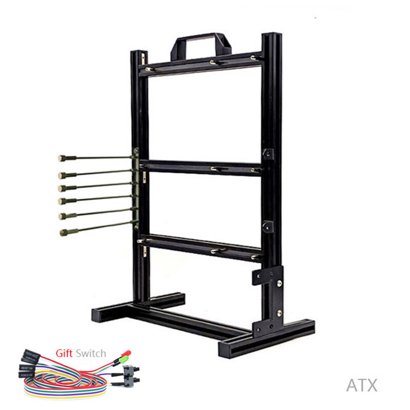 JDB Open allaluminum rack diy ATX MATX ITX chassis rack vertical