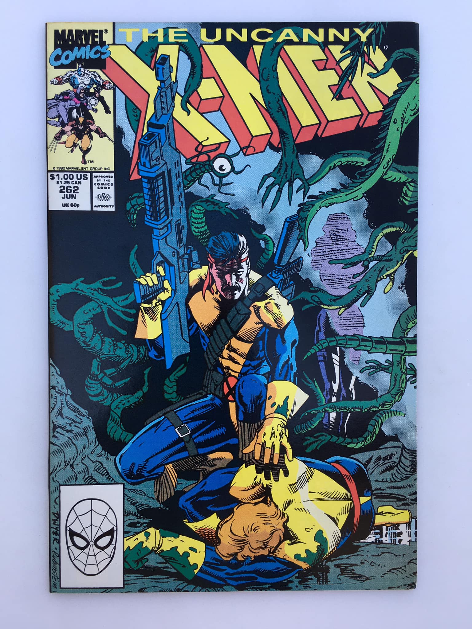 Uncanny X Men 262 Published Jun 1990 by Marve l Comic Book Original Comic  Cartoons Super Heroes Collection Collectibles Reading Kid Booked Book For  Sale Your Comic Shop Magazine Hobbies Publishing Toy