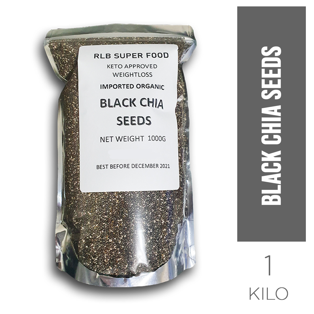 1 Kilogram Organic Black Chia Seeds Black Chia Seeds with Omega3