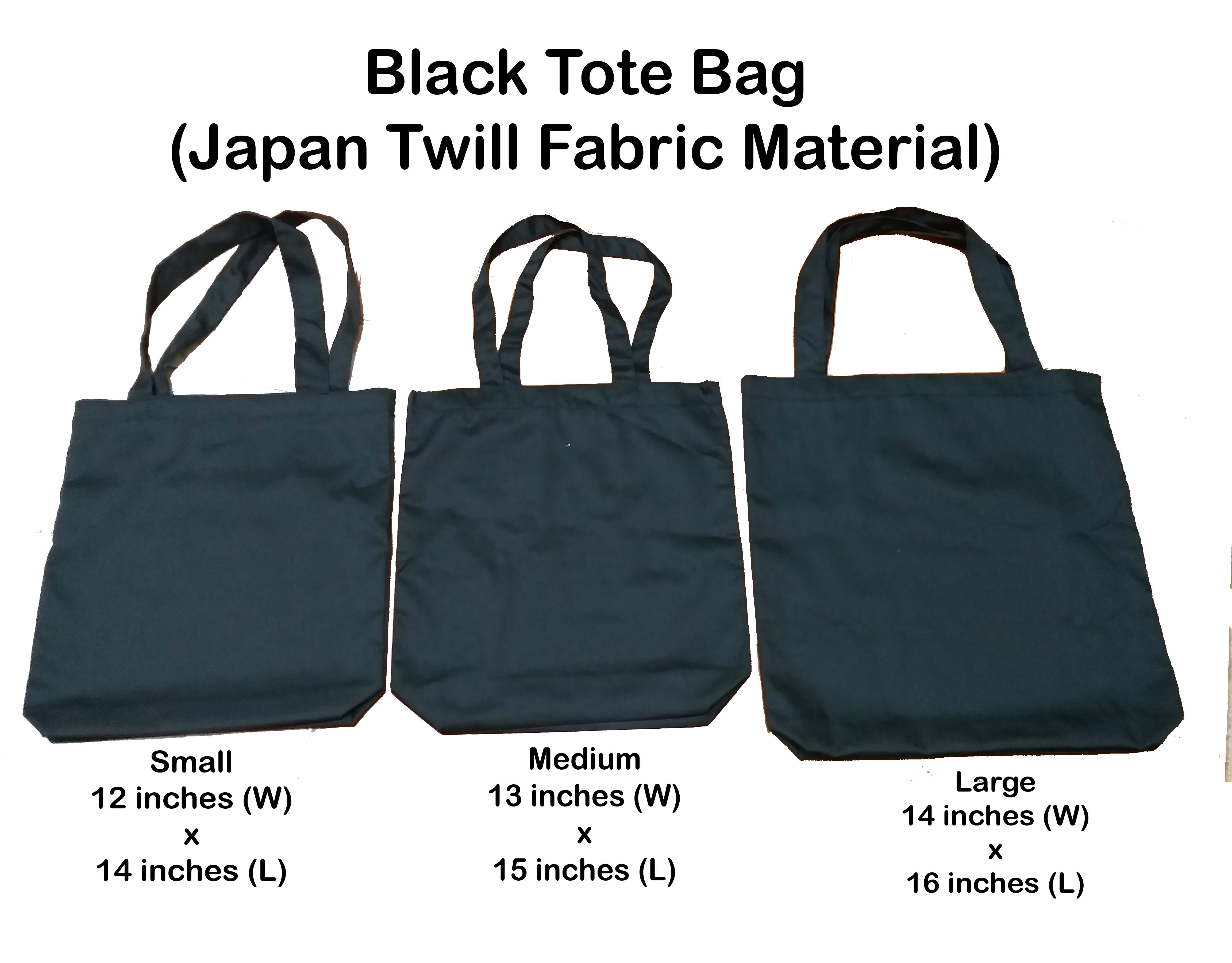 Plain Black Tote Bag Lazada PH