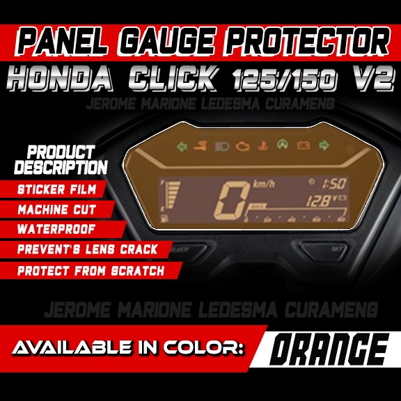 PANEL GAUGE PROTECTOR HONDA CLICK V2 | Lazada PH