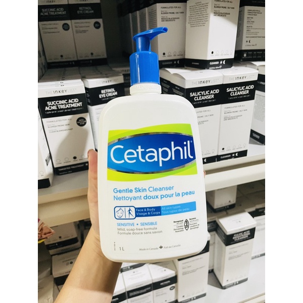 Cetaphil Gentle Skin Cleanser 1L [For Sensitive Skin / Non-Drying ...