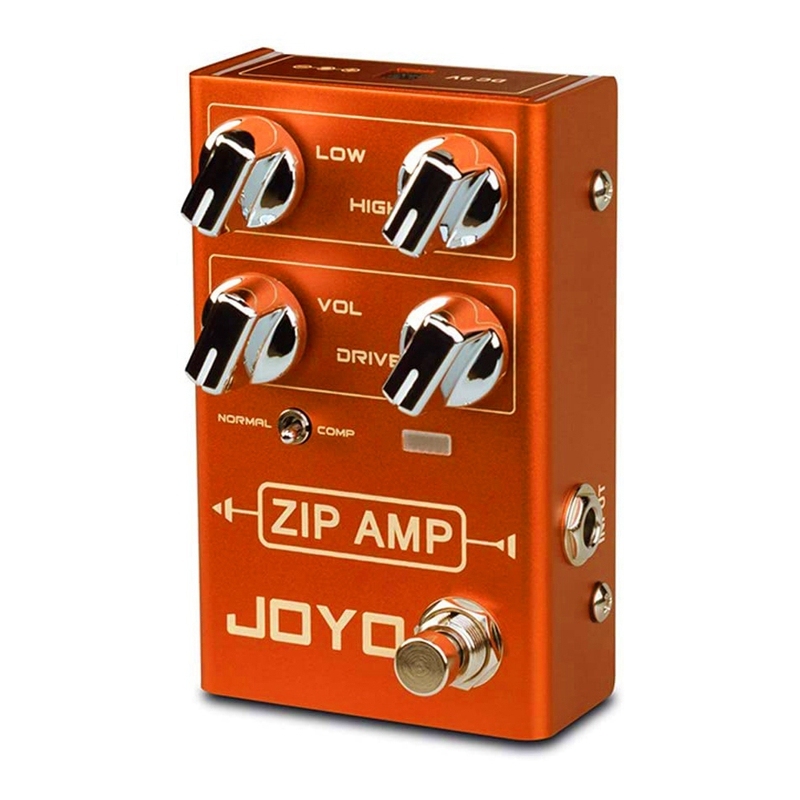 JOYO R-04 ZIP AMP Pedal Effect Strong Compression Overdrive Simulate Amplifier Effect Pedal for Electric Guitar True Bypass