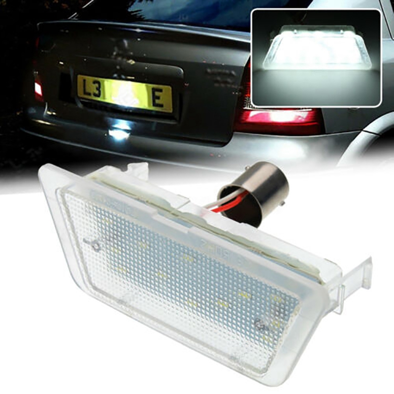 LED Led Number License Plate Light for Opel Astra G 1998-2004 Hatch/Saloon Car License Light Car Styling