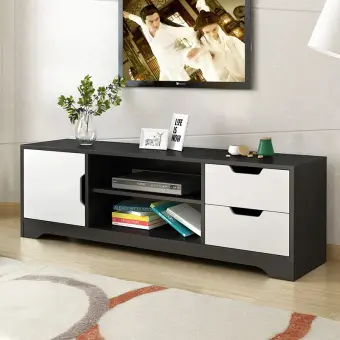 Tv Stand With 3 Doors And Shelves Modern Console Entertainment Center Media Console Storage Cabinet For Living Room Home Office And Bedroom Lazada Ph