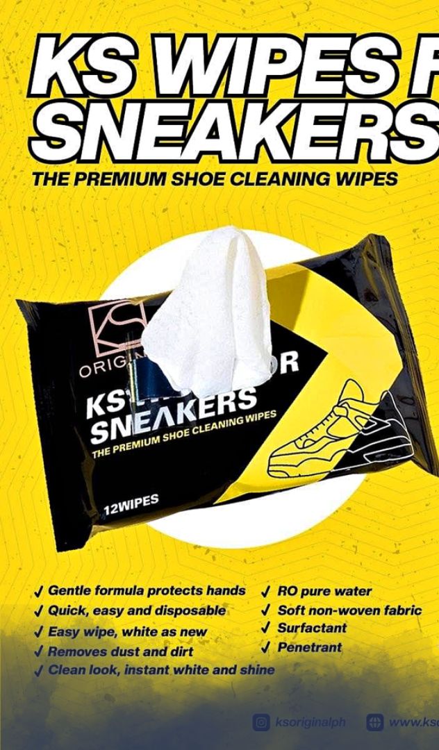 KS WIPES EFFECTIVE DIRT REMOVER KS WIPES Wipes For Sneakers Shoes for
