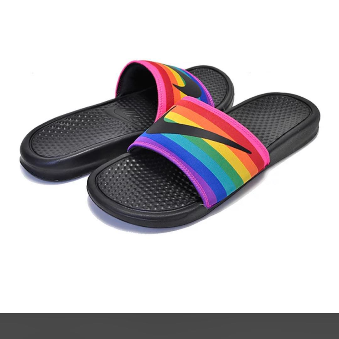 nike benassi multicolor