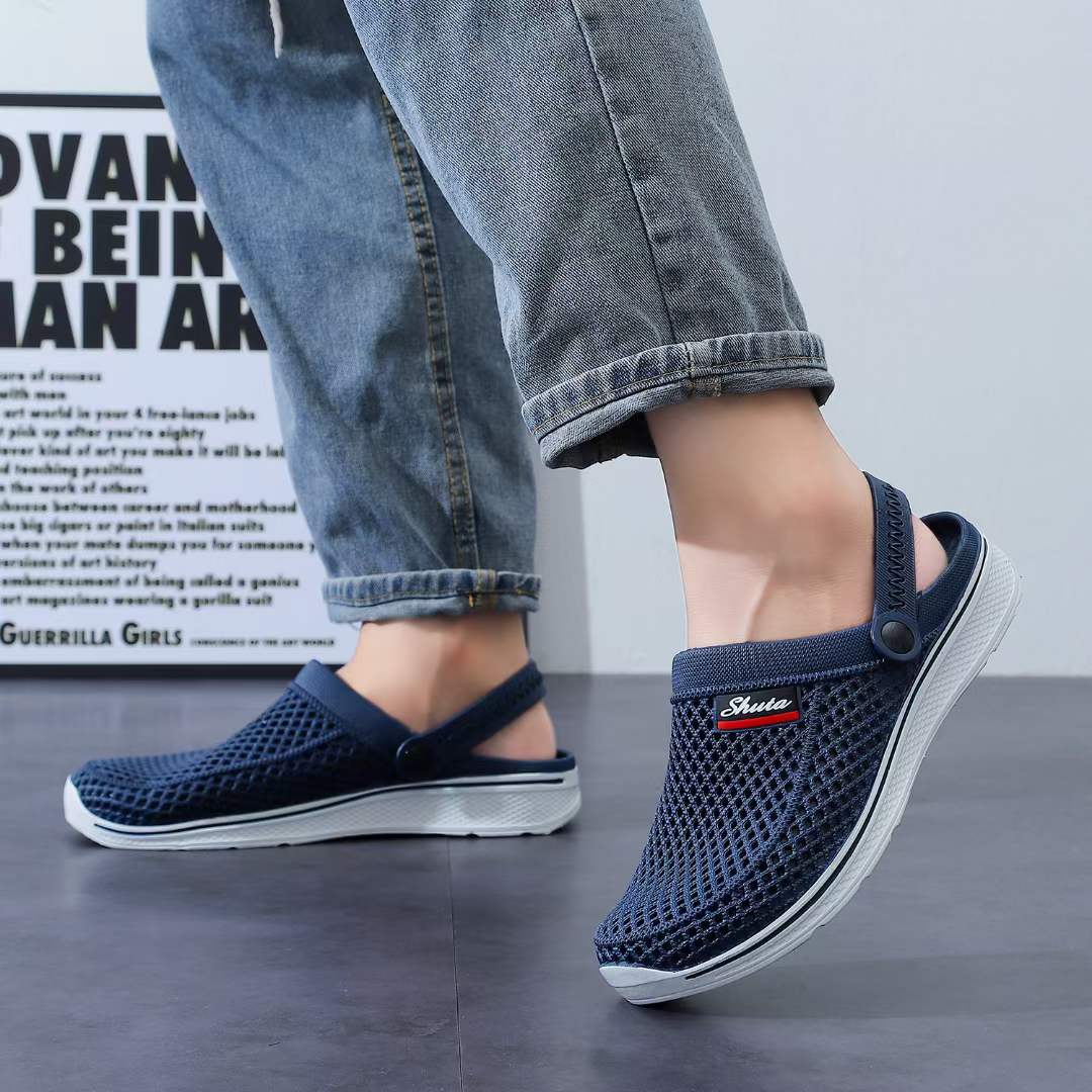 Korean Men Waterproof Half shoes Beach shoes for Men Outdoor | Lazada PH