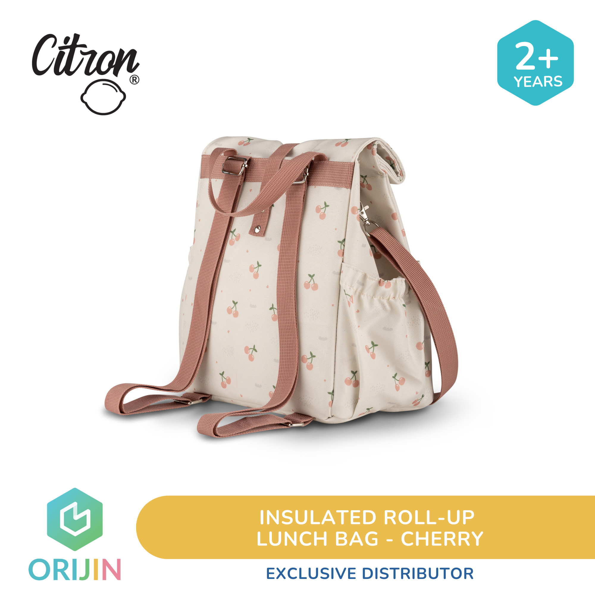 Citron - Roll up insulated lunch bag, Unicorn - Hajdi