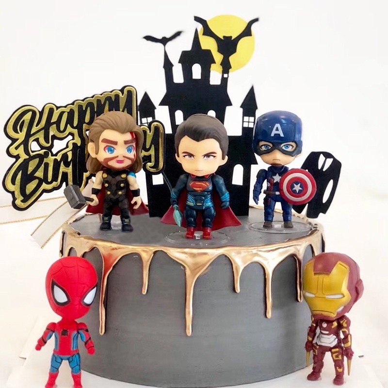 Amazon.com: Avengers Endgame Cake Topper Edible Image Personalized Cupcakes  Frosting Sugar Sheet (8